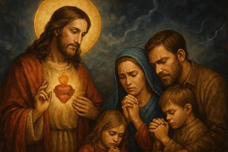 Salmo di fiducia al Sacro Cuore di Gesù nelle prove della famiglia