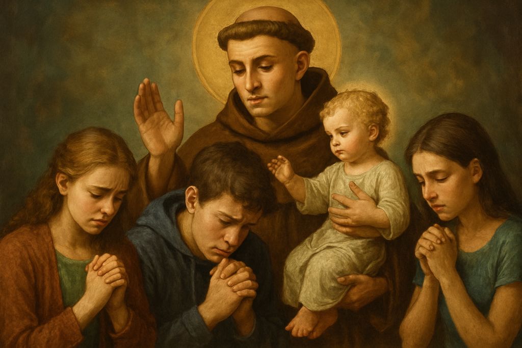 Supplica a Sant'Antonio da Padova per ritrovare la Fede smarrita nei giovani