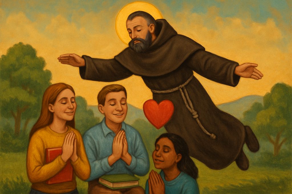 Ringraziamento a San Giuseppe da Copertino per l'aiuto agli Studenti durante gli esami