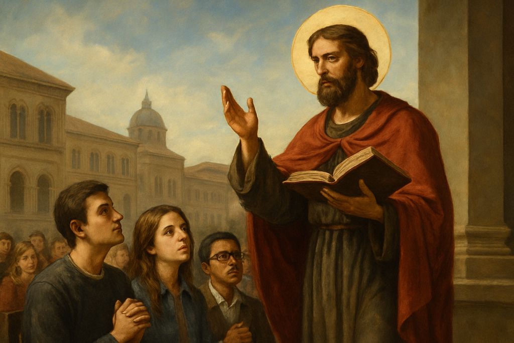 Intercessione a San Giustino Martire per gli Studenti universitari cristiani