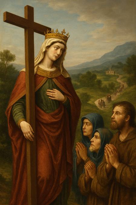 Dialogo semplice con Sant'Elena per l'amore alla Terra Santa