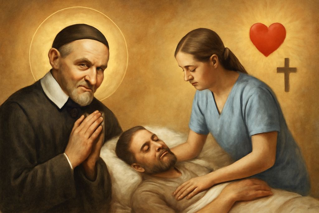 Intercessione a San Vincenzo de' Paoli per la carità degli Assistenti sociali