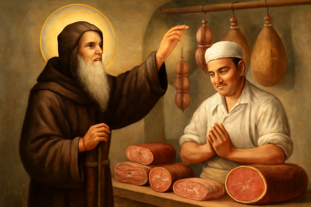 Benedizione a Sant'Antonio Abate per il lavoro dei Salumieri