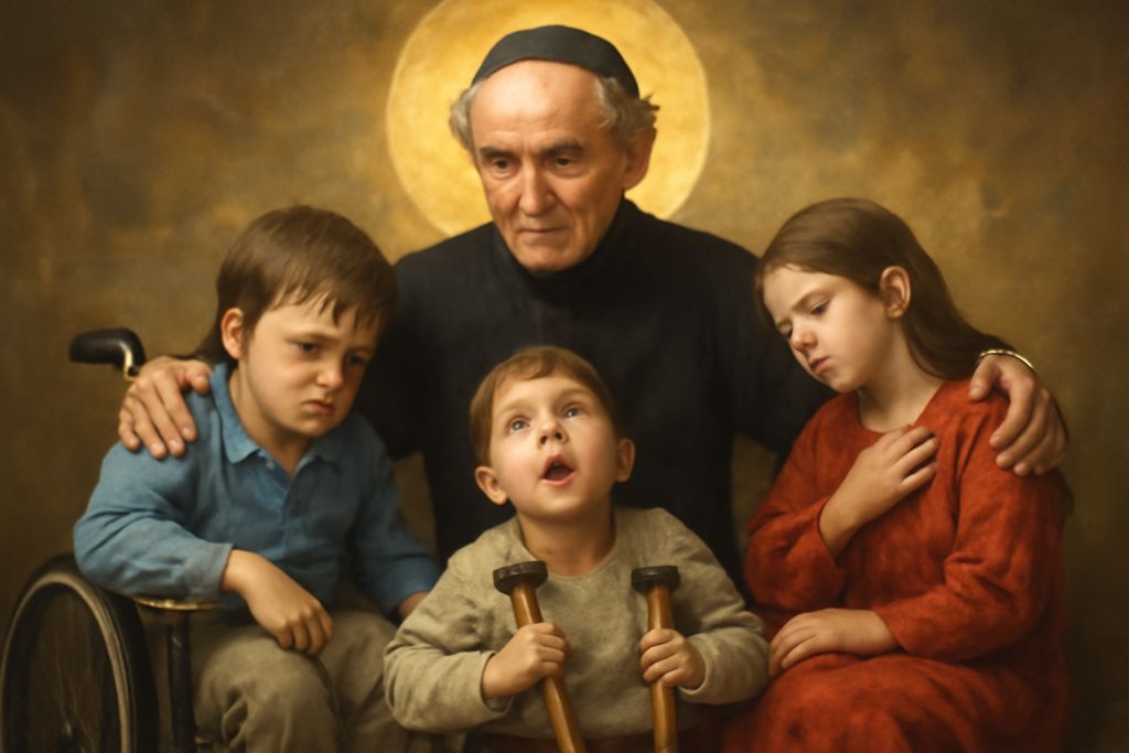 Intercessione di San Giuseppe Benedetto Cottolengo per i Bambini disabili