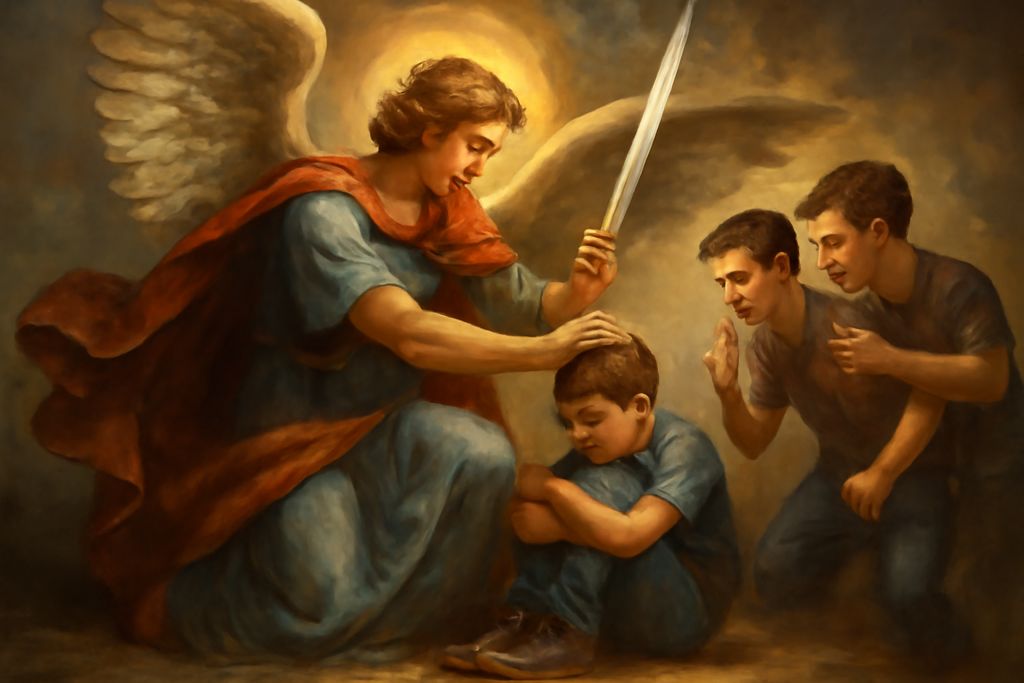 Preghiera intensa a San Michele Arcangelo per la protezione spirituale dei Bullizzati