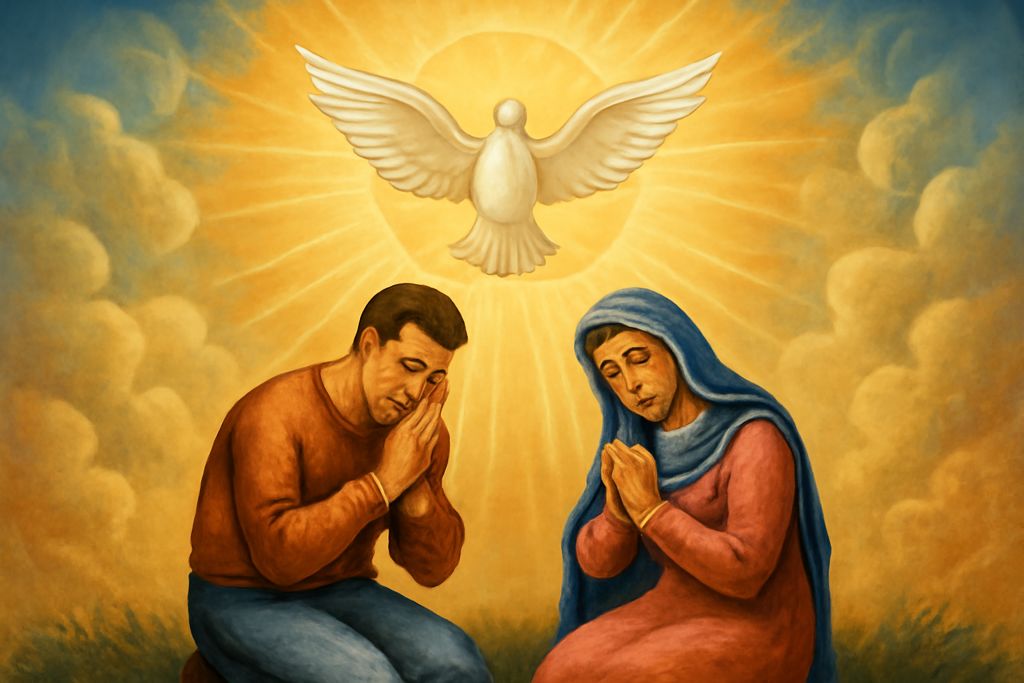 Invocazione allo Spirito Santo per la libertà dall'ansia dei Genitori disoccupati
