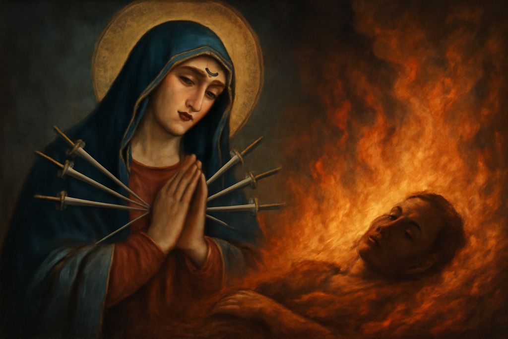 Intercessione alla Madonna Addolorata per il lutto delle Vittime di incendi