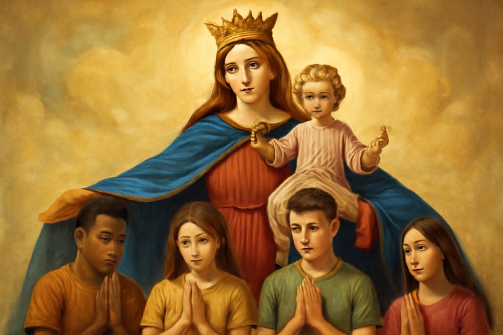 Supplica alla Madonna Ausiliatrice per la protezione delle Comunità giovanili