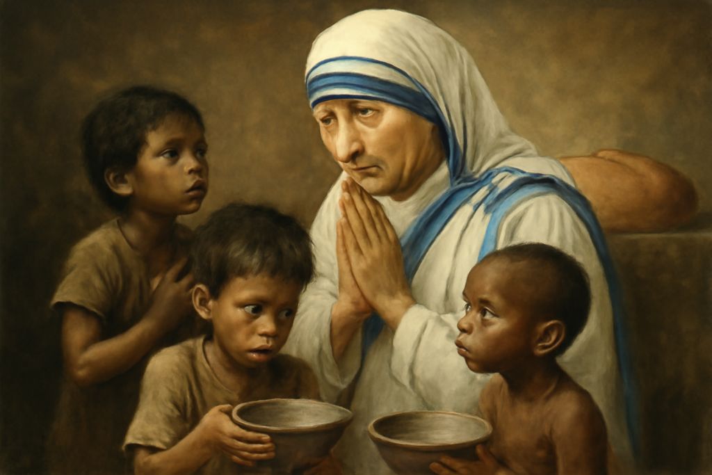 Intercessione di Santa Teresa di Calcutta per la Lotta alla fame dei Bambini poveri