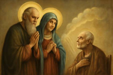 Intercessione di San Simeone per una Lunga vita degli Anziani soli