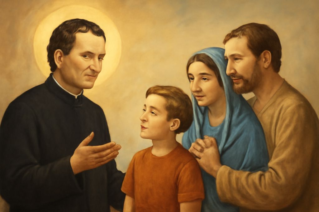 Dialogo semplice con San Giovanni Bosco per la Pace tra genitori e figli