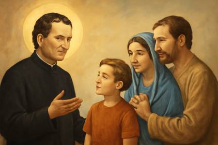 Dialogo semplice con San Giovanni Bosco per la Pace tra genitori e figli