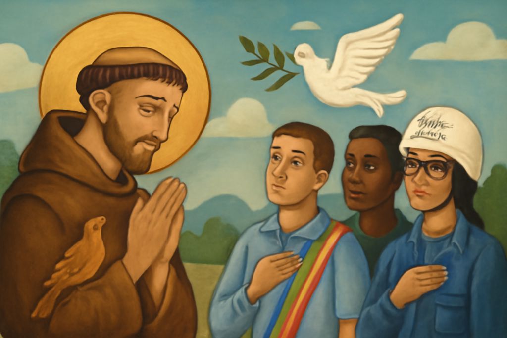 Intercessione a San Francesco d'Assisi, strumento di pace, per i Leader di pace