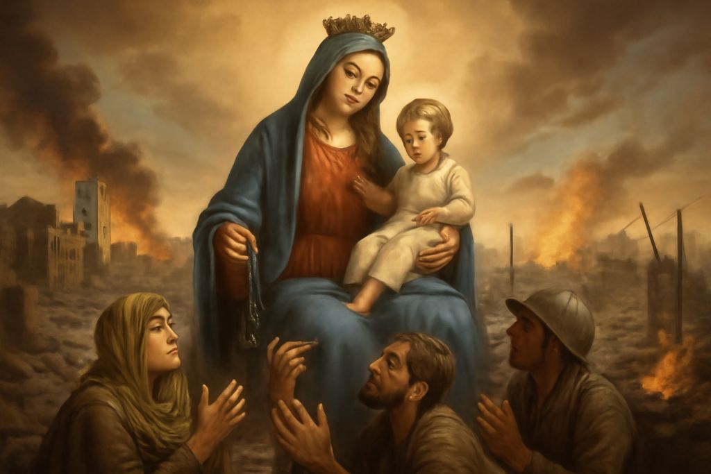 Supplica alla Madonna del Rosario per la Libertà dalla guerra dei Popoli in conflitto