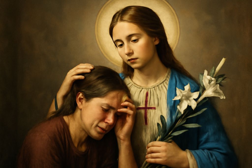 Intercessione di Santa Maria Goretti, che ha perdonato, per la Guarigione dall'odio
