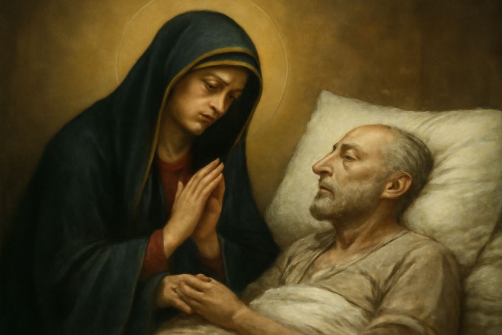 Intercessione della Madonna Addolorata per la Preghiera nel morire
