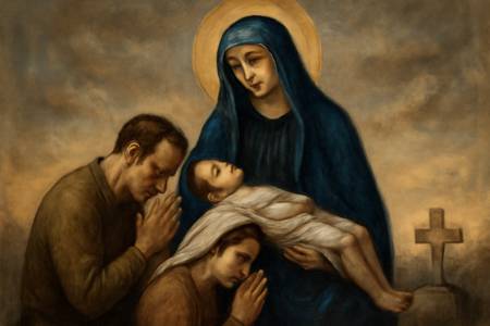 Intercessione della Madonna Addolorata per il Dolore dei defunti dei Genitori