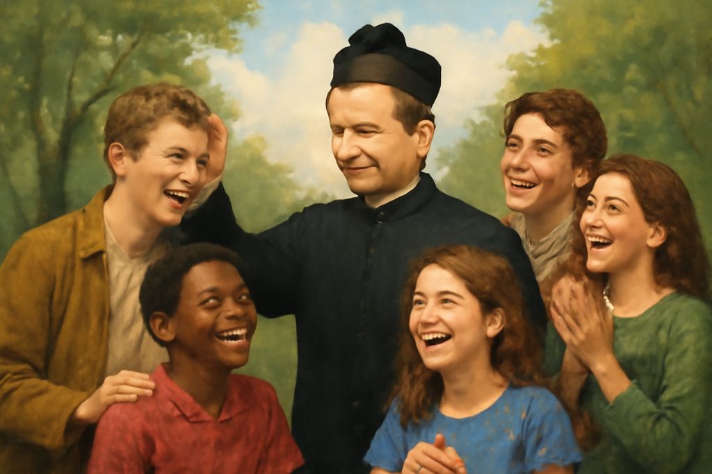 Intercessione di San Giovanni Bosco per la Felicità condivisa nelle comunità giovanili