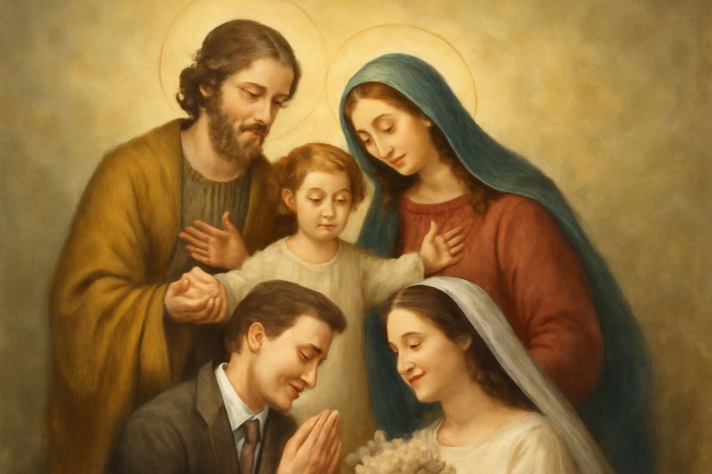 Supplica alla Sacra Famiglia per la Felicità condivisa tra gli Sposi