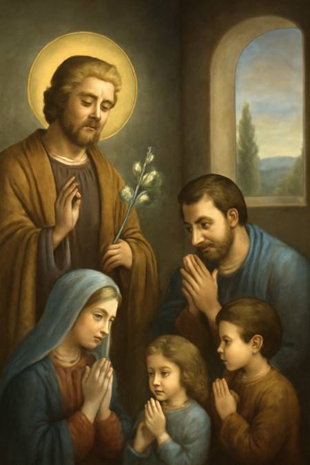 Supplica a San Giuseppe per l'Armonia domestica della Famiglia