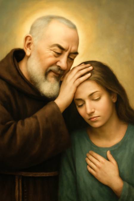 Preghiera del cuore a San Pio da Pietrelcina per la Calma mentale delle Persone con Ansia