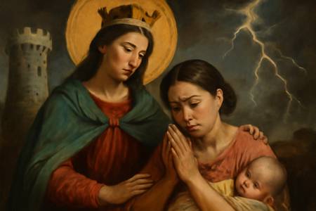 Invocazione a Santa Barbara Cui Lianzhi per il Coraggio nelle avversità delle Mamme