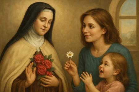 Esame di coscienza serale per le Mamme guidato da Santa Teresa di Lisieux