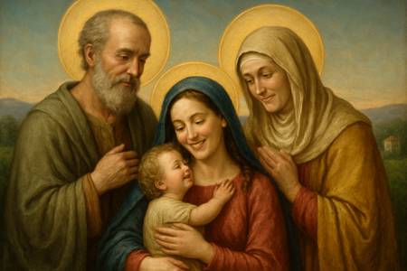 Ringraziamento a Dio per il dono di una Madre, con l'intercessione dei Santi Gioacchino e Anna
