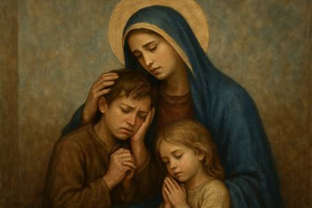 Supplica alla Madonna che scioglie i nodi per i Figli in situazioni complicate