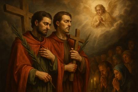 Preghiera intensa ai Santi Proto e Giacinto per chi affronta il martirio spirituale