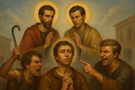 Invocazione ai Santi Proto e Giacinto per i Cristiani derisi per la fede
