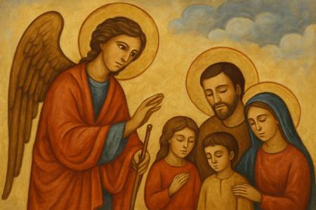 Preghiera comunitaria all'Arcangelo Gabriele per le famiglie
