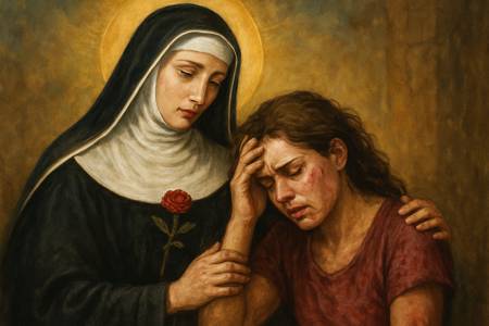 Preghiera a Santa Rita per le donne maltrattate