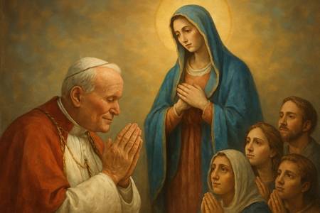 Preghiera personale a San Giovanni Paolo II, Totus Tuus, per l'amore alla Madonna