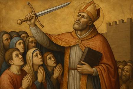 Preghiera intensa a San Donato per la difesa della fede