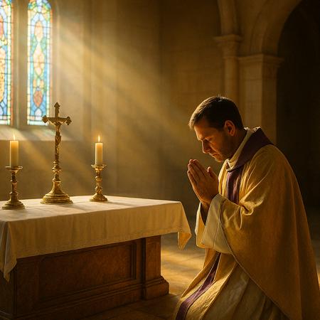 Preghiera per i Sacerdoti, con l'intercessione di Papa Francesco