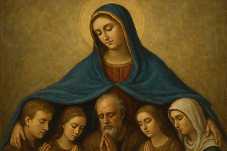 Atto di affidamento alla Madonna, Regina delle Vittorie, con San Giovanni da Capestrano