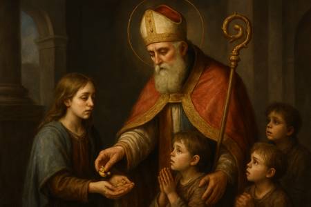 Supplica a San Nicola di Bari per la generosità verso i bambini poveri