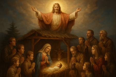 Lode a Dio per il mistero del Natale