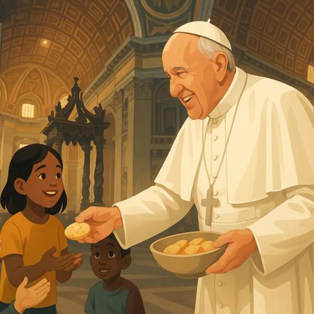 Preghiera a Papa Francesco per l'aiuto e la salute dei bambini poveri