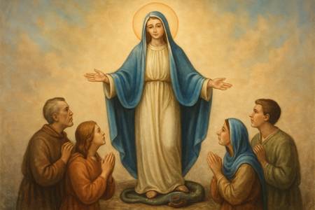 Invocazione alla Regina del Cielo (Regina Coeli) per scacciare le tenebre