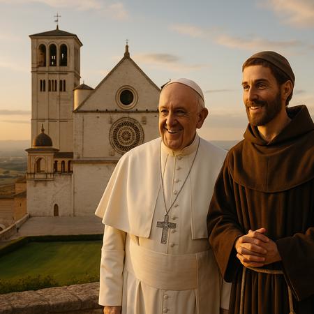 Preghiera a San Francesco per l'Anima di Papa Francesco e la sua semplicità