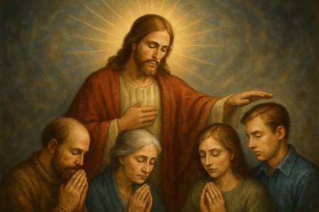 Benedizione dell'acqua, del sale e dell'olio nel nome di Cristo