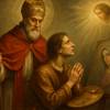 Intercessione a San Damaso I per i poeti e gli scrittori cristiani