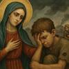 Lamento a Dio con Santa Blandina per la sofferenza dei Bambini in guerra