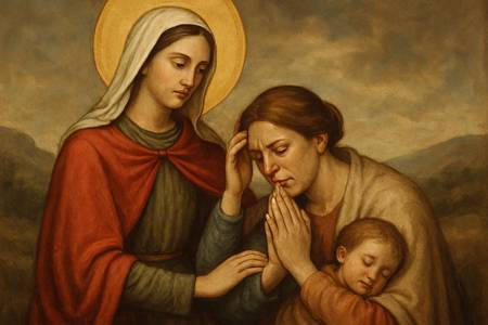 Dialogo semplice con Santa Perpetua per le madri in difficoltà