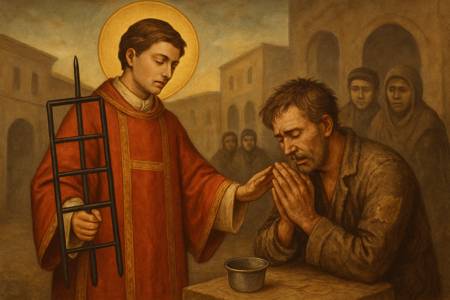 Lamento a Dio con San Lorenzo per le ingiustizie sociali