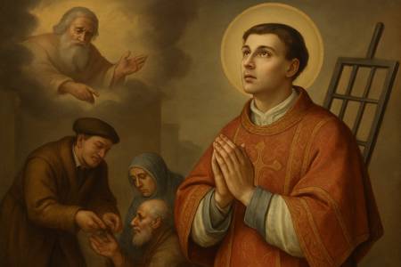 Supplica a San Lorenzo per la generosità dei Benefattori