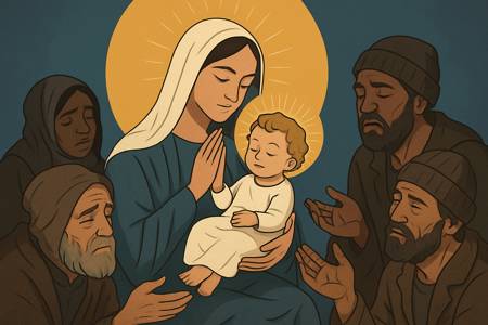 Meditazione guidata sulla povertà della grotta di Betlemme