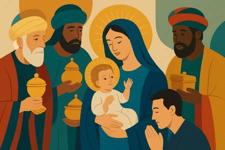 Preghiera per l'Adorazione dei Magi: cercare e offrire